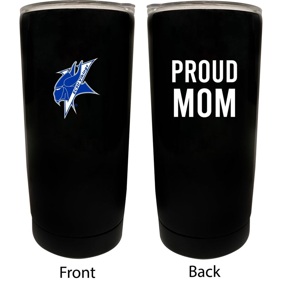 Elizabeth City State University NCAA Insulated Tumbler - 16oz Stainless Steel Travel Mug Proud Mom Design Black Image 1