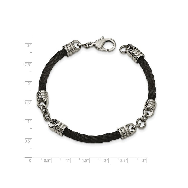 Mens Stainless Steel Bracelet (9 Inch) Image 2