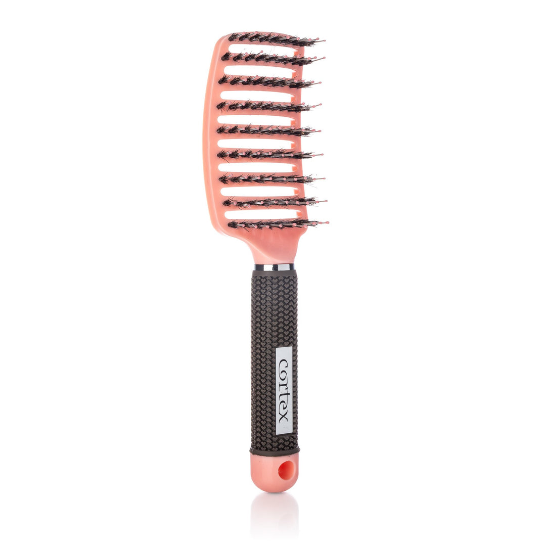 Cortex International Sport Paddle Hair Brush Vented Detangler Teal 3.5" Boar Nylon Image 1