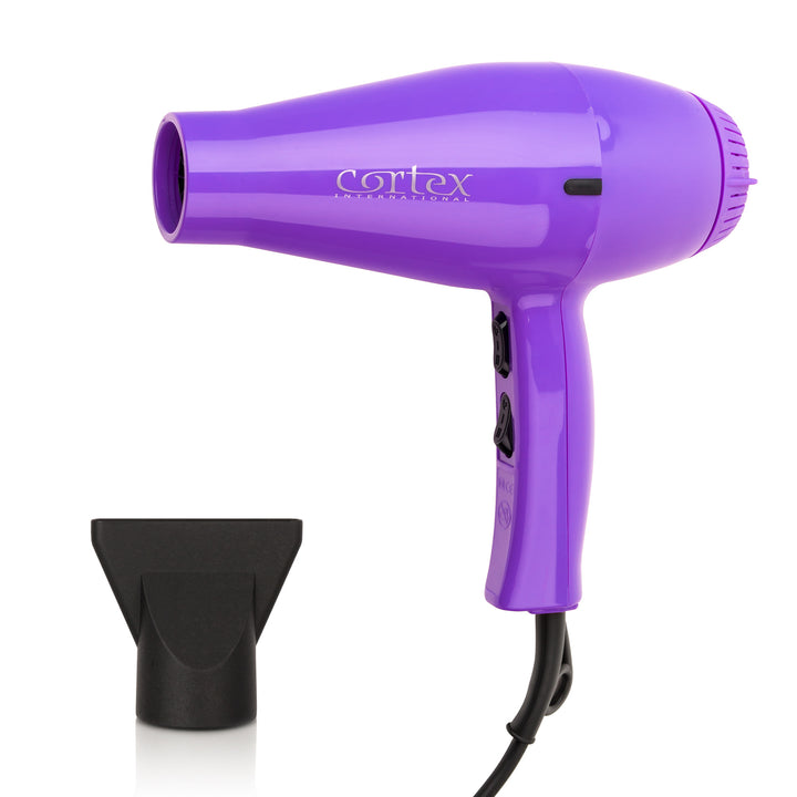 Cortex International Hair Dryer Professional Black Series Ionic Technology 1875 Watt High Efficiency Ultra Light Hotshot Image 3