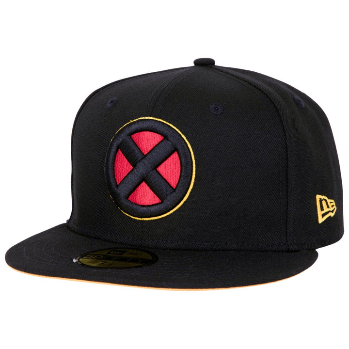 X-Men Logo Black Colorway Era 59Fifty Fitted Hat Image 1