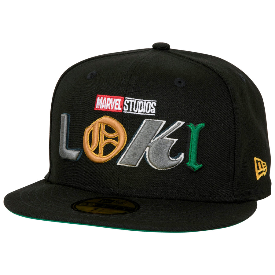 Loki Marvel Studios Logo  Era 59Fifty Fitted Hat Image 1