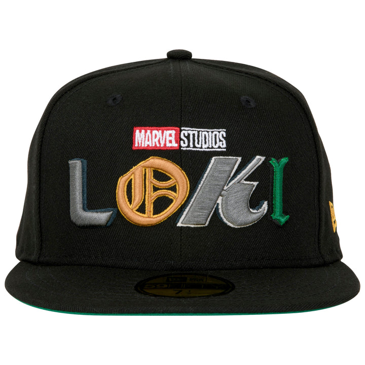 Loki Marvel Studios Logo  Era 59Fifty Fitted Hat Image 2