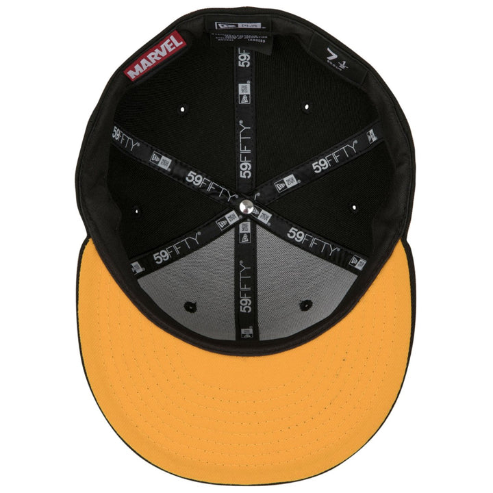 X-Men Logo Black Colorway Era 59Fifty Fitted Hat Image 6