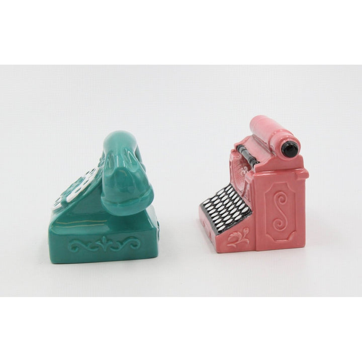 Ceramic Retro Phone and Typewriter Salt and Pepper Shakers Gift Image 3