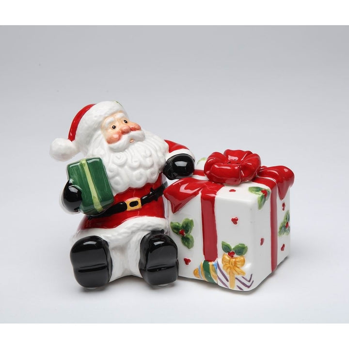 Ceramic Santa Salt and Pepper Shaker Set Christmas Image 3