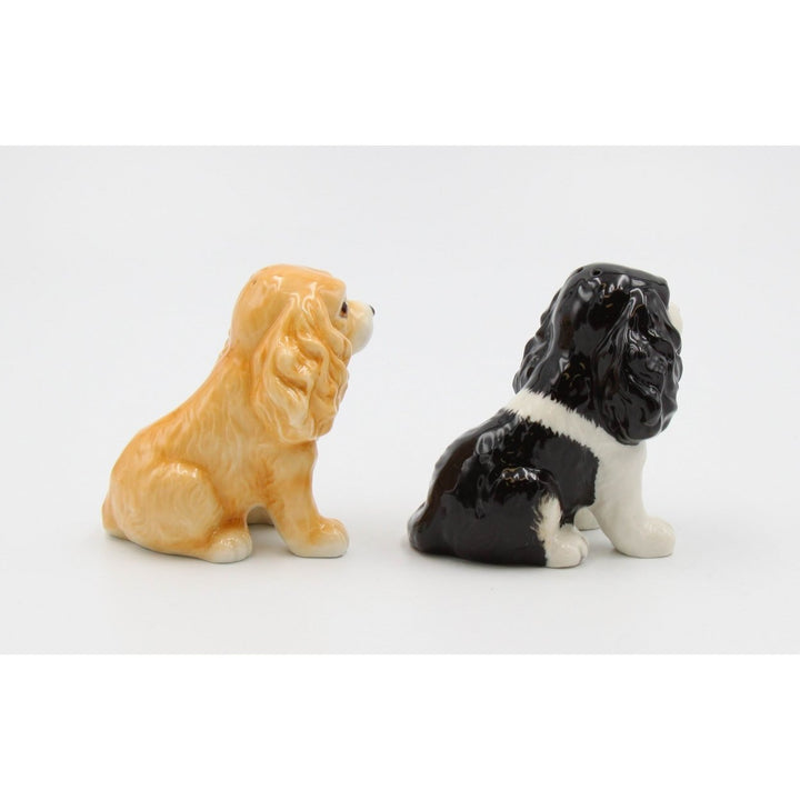 Cocker Spaniel Ceramic Salt and Pepper Shakers 3.25" Image 3