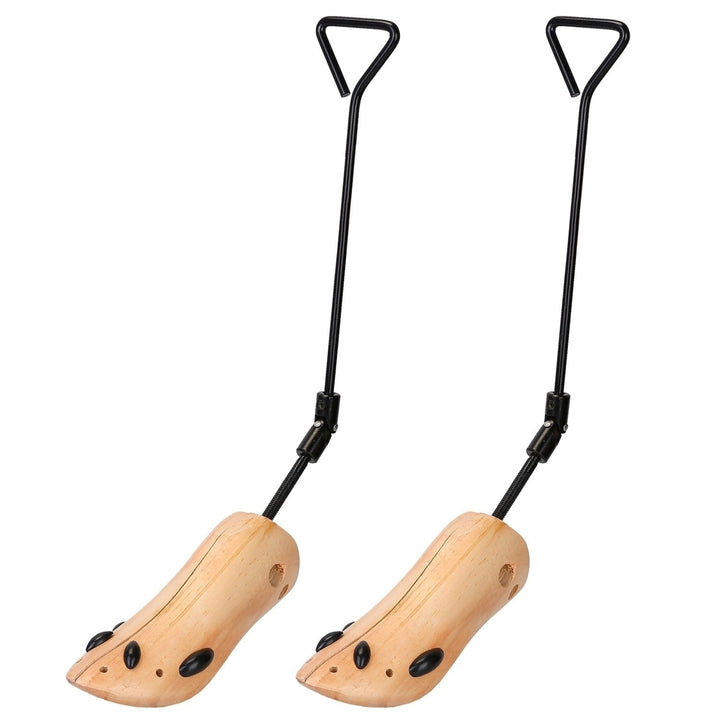 1 Pair Boot Stretcher Adjustable Width Shoe Shaper Wooden Boot Widener Expander for Men Image 3