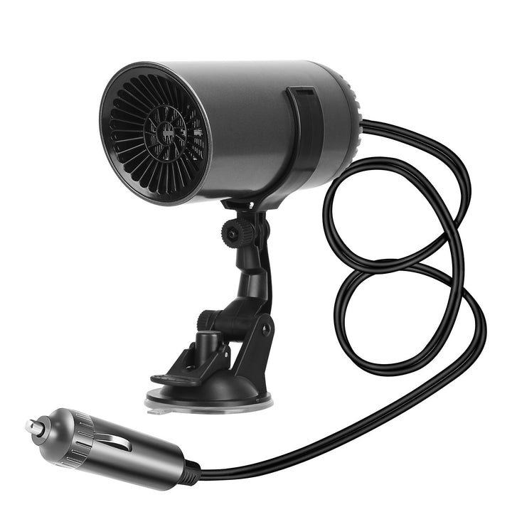 12V 150W Portable Car Heater 2 In 1 Heating Cooling Fan Rotatable Demister Defroster with 4.92ft Cord Image 9