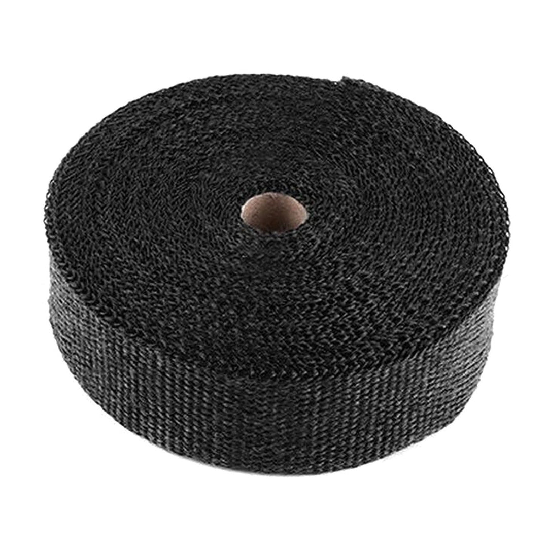 2in 50FT Exhaust Heat Wrap Fiberglass Manifold Header Pipe Heat Wrap with 12 Locking Ties Image 3