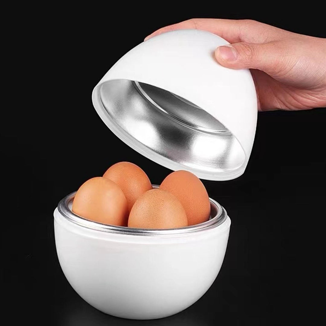 Microwave Egg Boiler Soft Medium Hard Egg Steamer Ball Shape Cooker Image 12