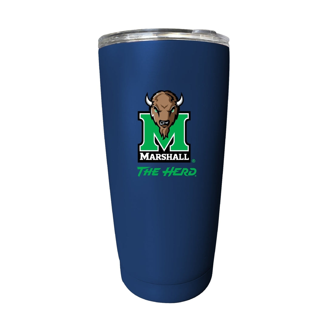 Marshall Thundering Herd 16 oz Insulated Stainless Steel Tumblers - Choose your Color Image 1