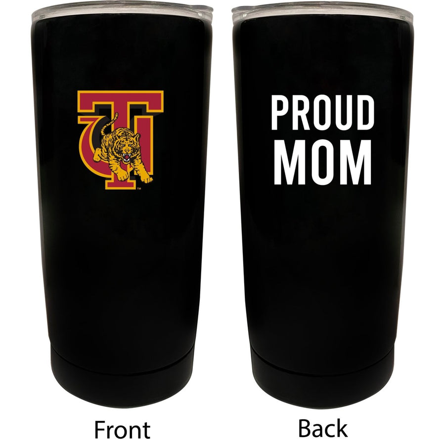 Tuskegee University NCAA Insulated Tumbler - 16oz Stainless Steel Travel Mug Proud Mom Design Black Image 1