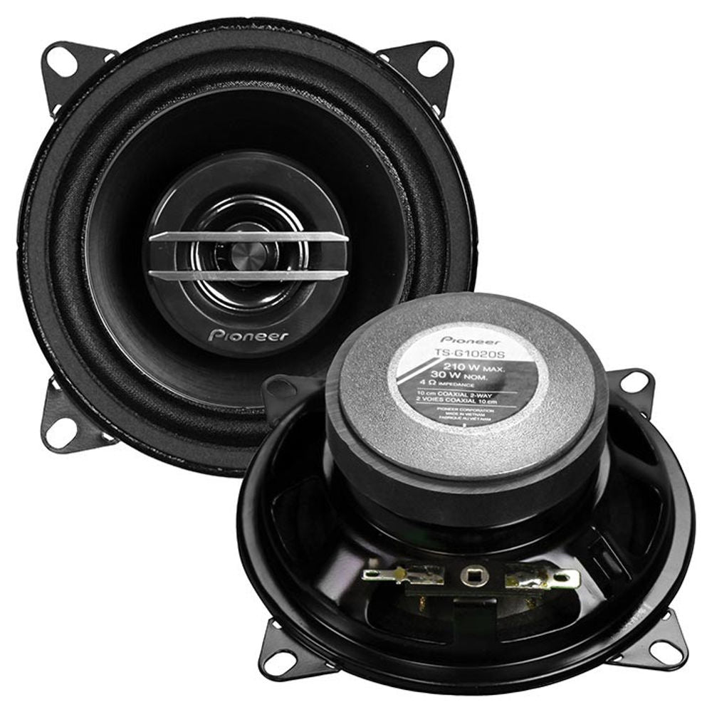 Pair Pioneer TS-G1020S G-Series 420W Max 4" 2-Way Coaxial Car Audio Speakers Image 2
