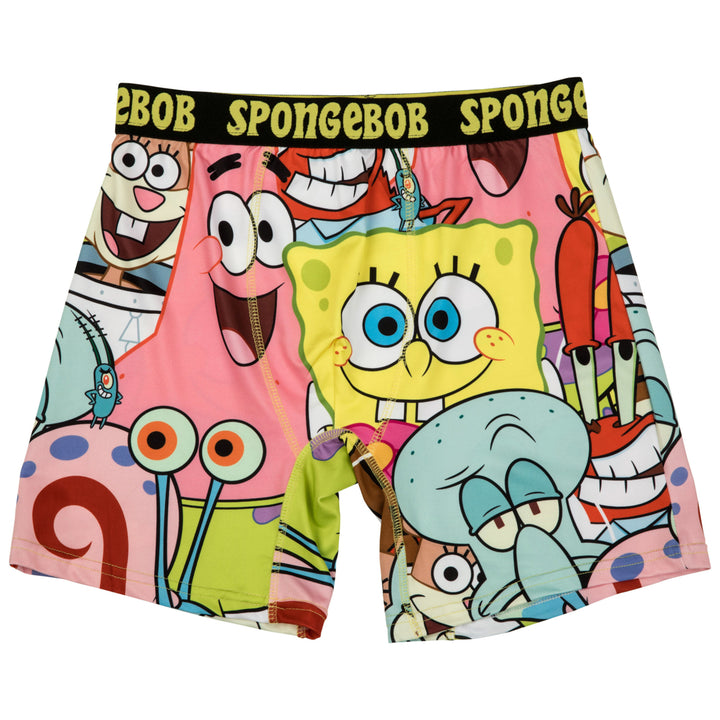 SpongeBob SquarePants The Gangs All Here Boxer Briefs Image 3