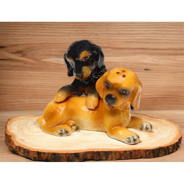 Cocker Spaniel Ceramic Salt and Pepper Shakers Dog Lover Gift Set Image 2