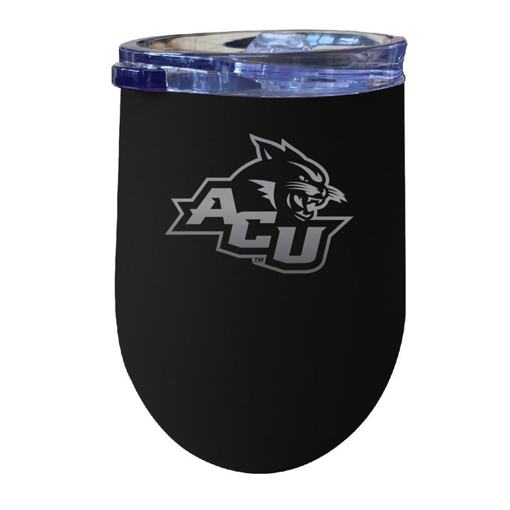 Abilene Christian University NCAA Laser-Etched Wine Tumbler - 12oz Stainless Steel Insulated Cup Image 1