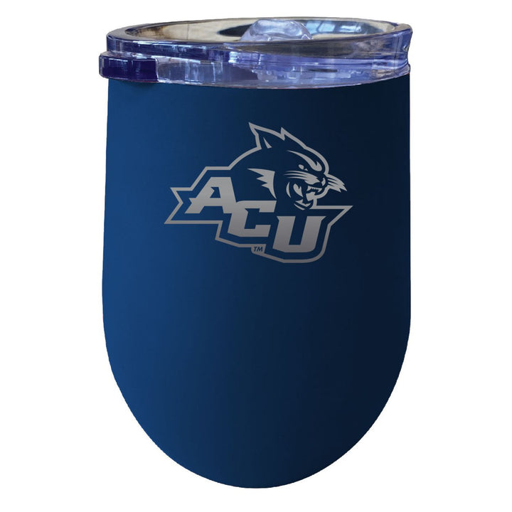 Abilene Christian University NCAA Laser-Etched Wine Tumbler - 12oz Stainless Steel Insulated Cup Image 3