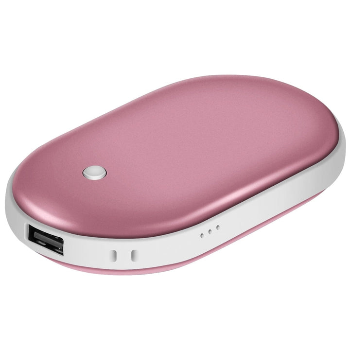 Portable Hand Warmer 5000mAh Power Bank Rechargeable Pocket Warmer Double-Sided Heating Handwarmer Image 4