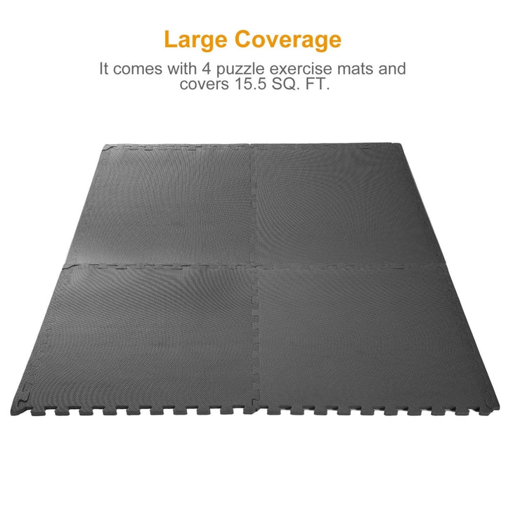 Puzzle Exercise Mat Foam Gym EVA Mat Interlocking Tiles Protective Flooring for Gym Equipment Image 4