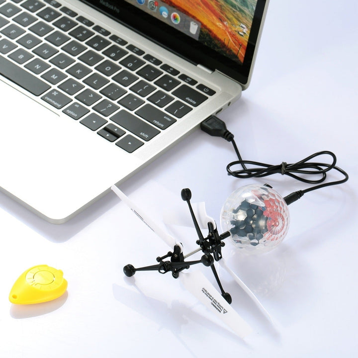 RC Flying Balls Electric Infrared Induction Drone Helicopter Ball LED Light Kids Flying Toy Image 4