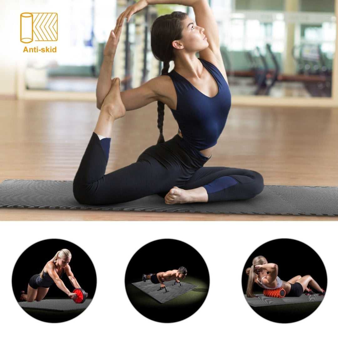 Puzzle Exercise Mat Foam Gym EVA Mat Interlocking Tiles Protective Flooring for Gym Equipment Image 8