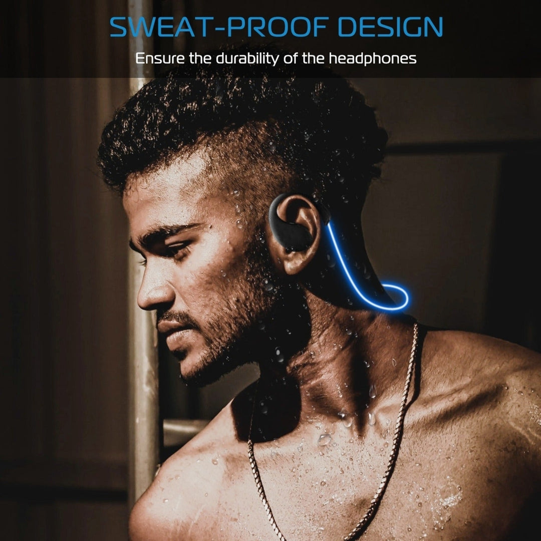 Wireless Sports Headsets Wireless V4.1 Neckband Earphones HD Stereo Sweat-proof Headphones Earbuds Image 6