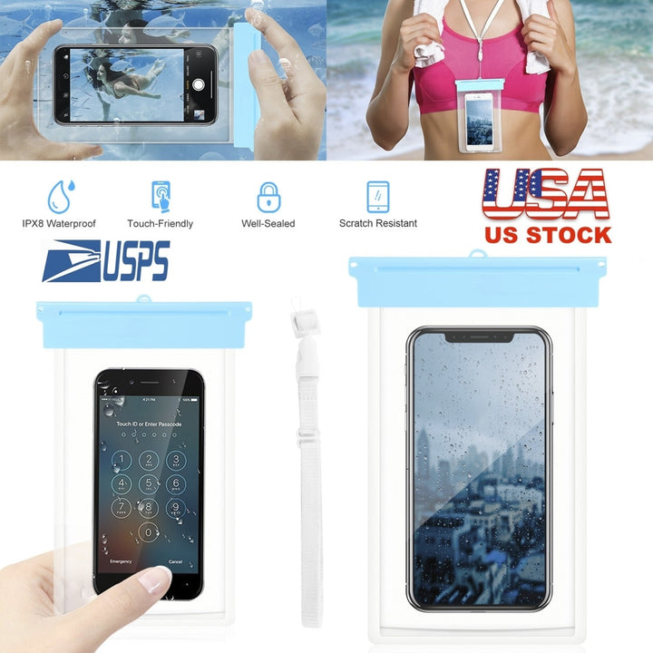 Universal IPX8 Waterproof Phone Pouch Dry Bag Case Underwater Protective High Touch Sensitive Image 12
