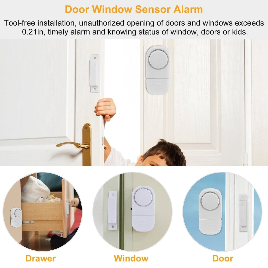 Wireless Window Door Magnet Alarms Magnetic Sensor Security Burglar Alarm For Kid Safety Image 4