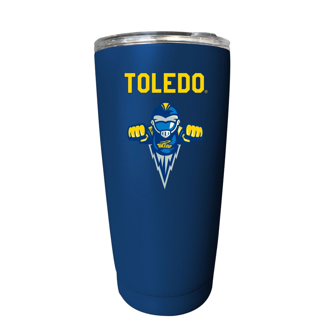 Toledo Rockets NCAA Insulated Tumbler - 16oz Stainless Steel Travel Mug Navy Image 1