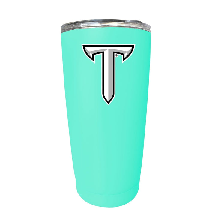 Troy University NCAA Insulated Tumbler - 16oz Stainless Steel Travel Mug Choose your Color Image 3