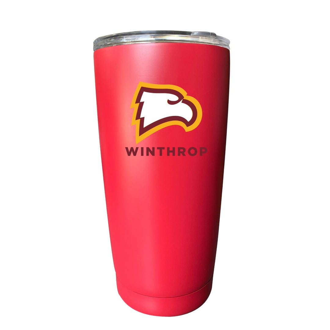 Winthrop University NCAA Insulated Tumbler - 16oz Stainless Steel Travel Mug Choose your Color Image 2