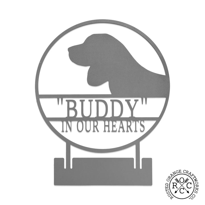 Pet Memorial Plaque - 2 Styles - Personalized Animal Pet Grave Markers Image 9