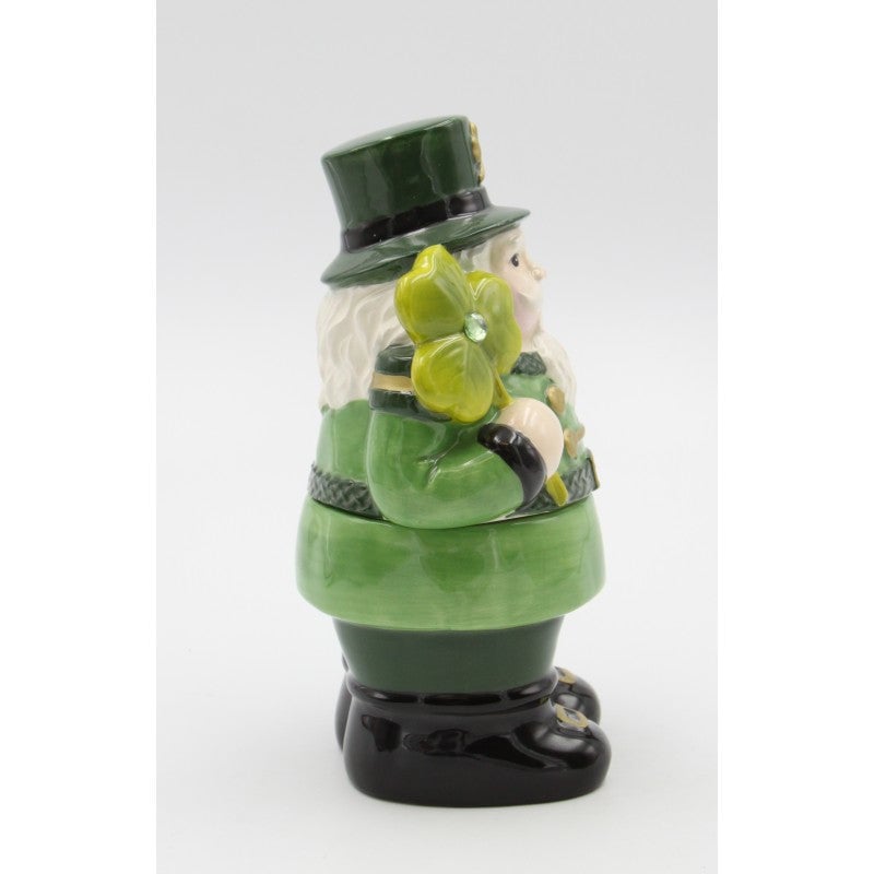 Ceramic Irish Nutcracker Candy Jar 4x3.5x7.5 Image 4