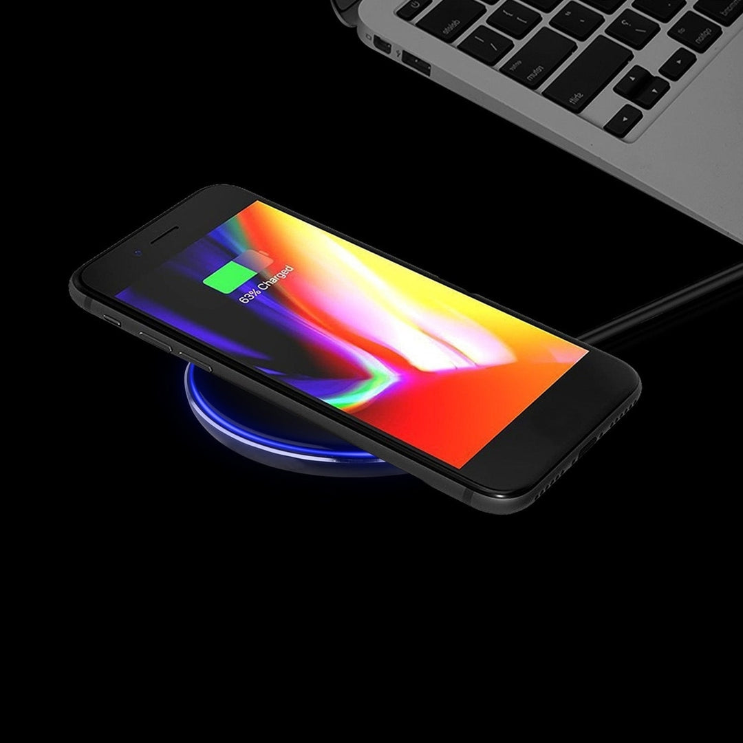 Wireless Charger Qi Certified Ultra Slim 5W Charging Pad for iPhone XS MAX XR XS X 8 8 Plus Image 12