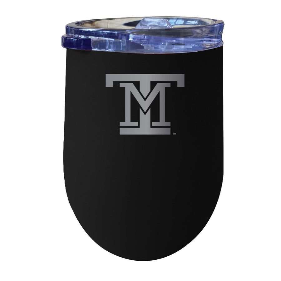 Montana Tech NCAA Laser-Etched Wine Tumbler - 12oz Stainless Steel Insulated Cup Image 1