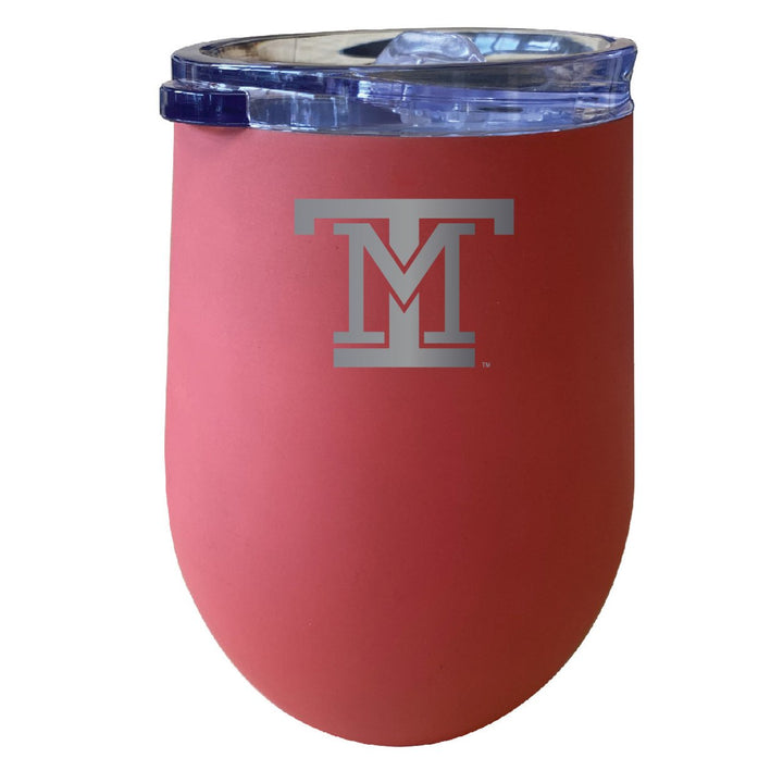 Montana Tech NCAA Laser-Etched Wine Tumbler - 12oz Stainless Steel Insulated Cup Image 2