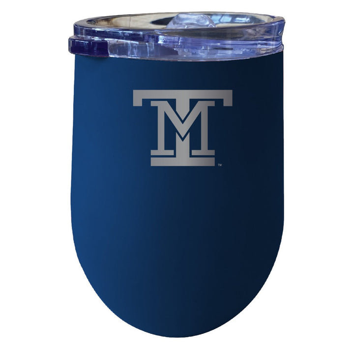 Montana Tech NCAA Laser-Etched Wine Tumbler - 12oz Stainless Steel Insulated Cup Image 3