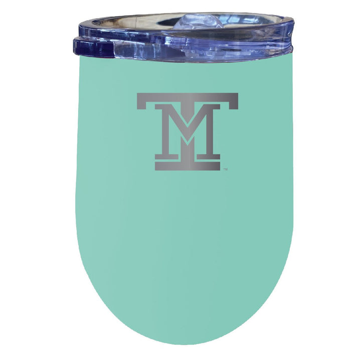 Montana Tech NCAA Laser-Etched Wine Tumbler - 12oz Stainless Steel Insulated Cup Image 4