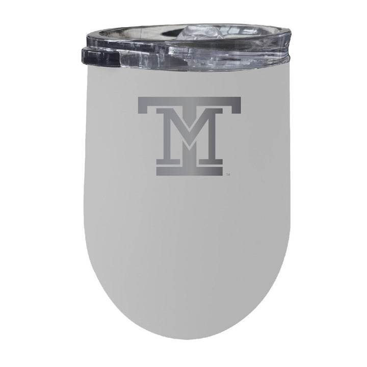 Montana Tech NCAA Laser-Etched Wine Tumbler - 12oz Stainless Steel Insulated Cup Image 4