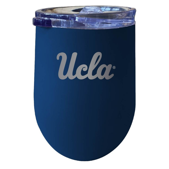 UCLA Bruins NCAA Laser-Etched Wine Tumbler - 12oz Stainless Steel Insulated Cup Image 2