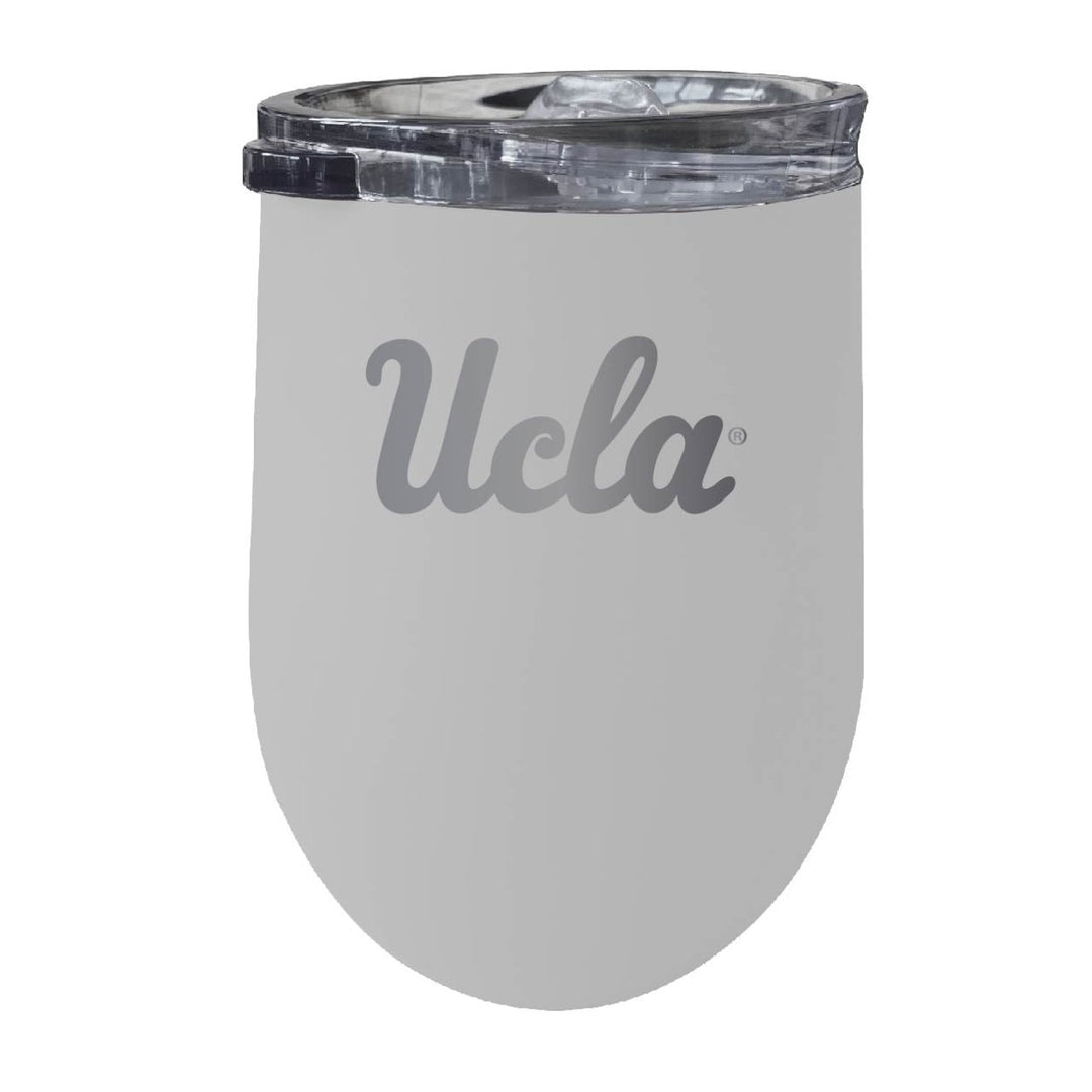 UCLA Bruins NCAA Laser-Etched Wine Tumbler - 12oz Stainless Steel Insulated Cup Image 4