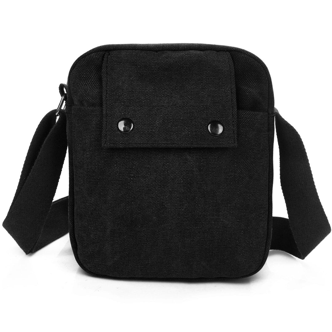 Unisex Crossbody Bags Canvas Phone Tablet PC Shoulder Bag Credit Card Key Messenger Purse Image 9