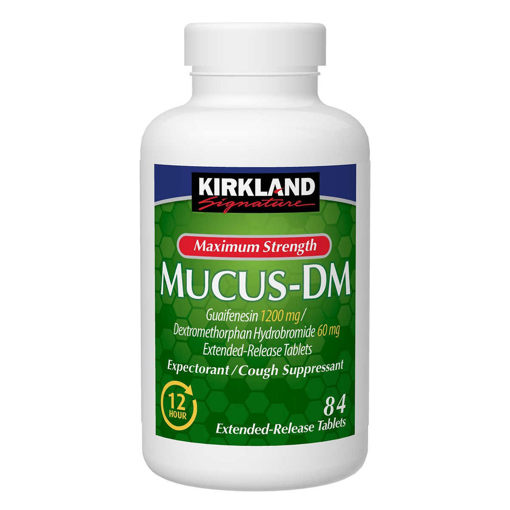 Kirkland Signature Mucus DM Maximum Strength 84 Tablets Image 2