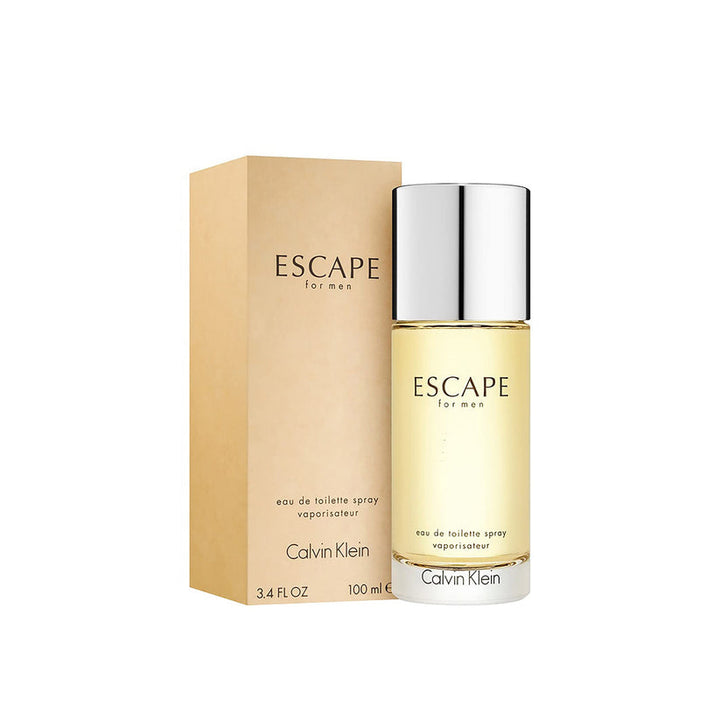 Calvin Klein Escape EDT Spray 3.4 Oz Men Fresh Citrus Herbal Fragrance Image 1