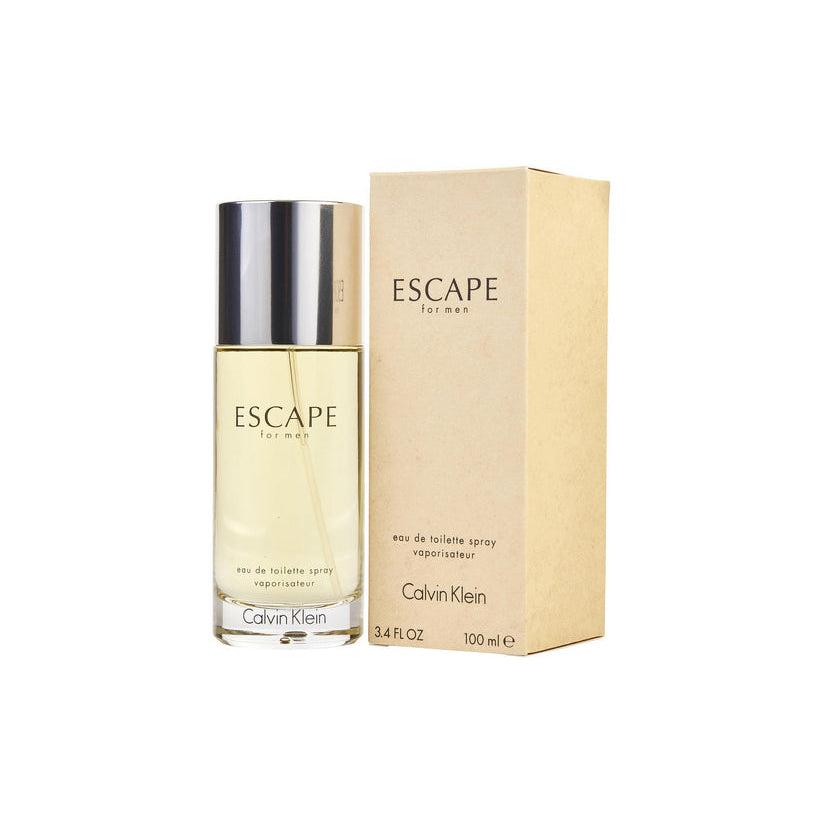 Calvin Klein Escape EDT Spray 3.4 Oz Men Fresh Citrus Herbal Fragrance Image 3