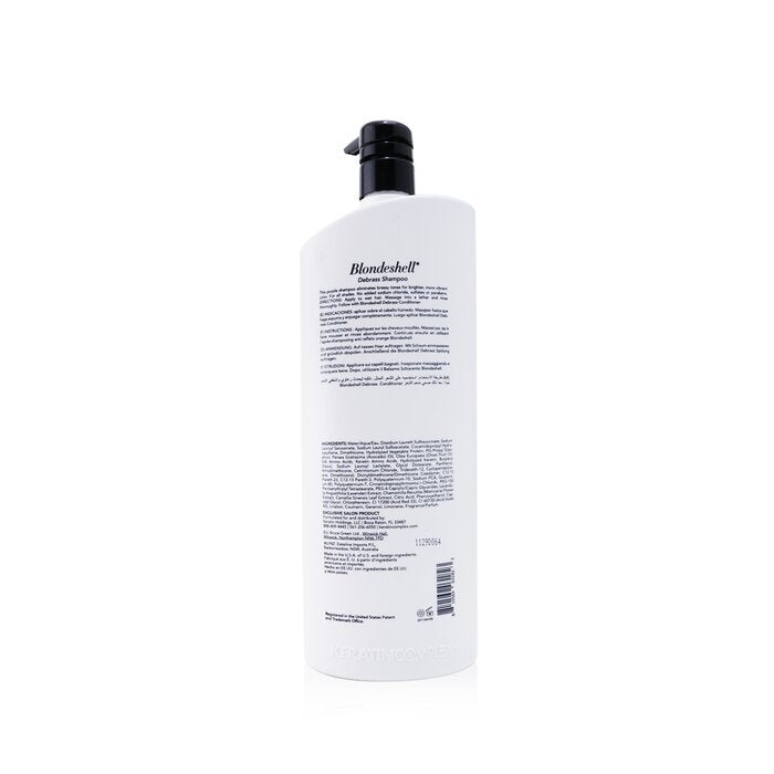 Keratin Complex - Blondeshell Debrass Shampoo(1000ml/33.8oz) Image 3