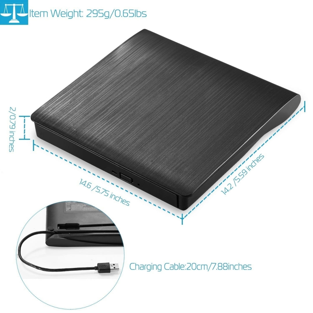 External CD DVD Drive USB 3.0 Slim DVD-RW Drive Superdrive Burner Writer High Speed Data Transfer USB Optical Drives Image 10