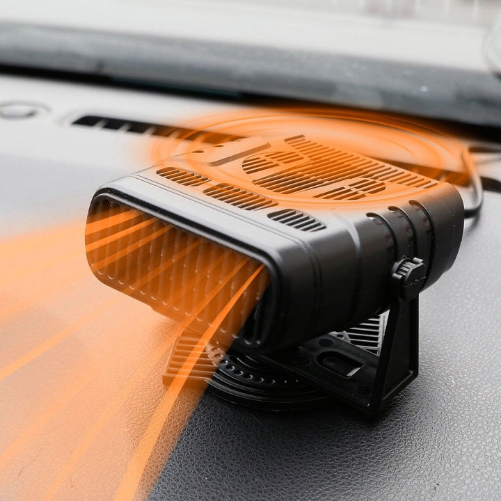 Portable Car Heater Heating Fan 2 in 1 Defroster Demister Windshield Heater Automotive Cooling Fan Image 1