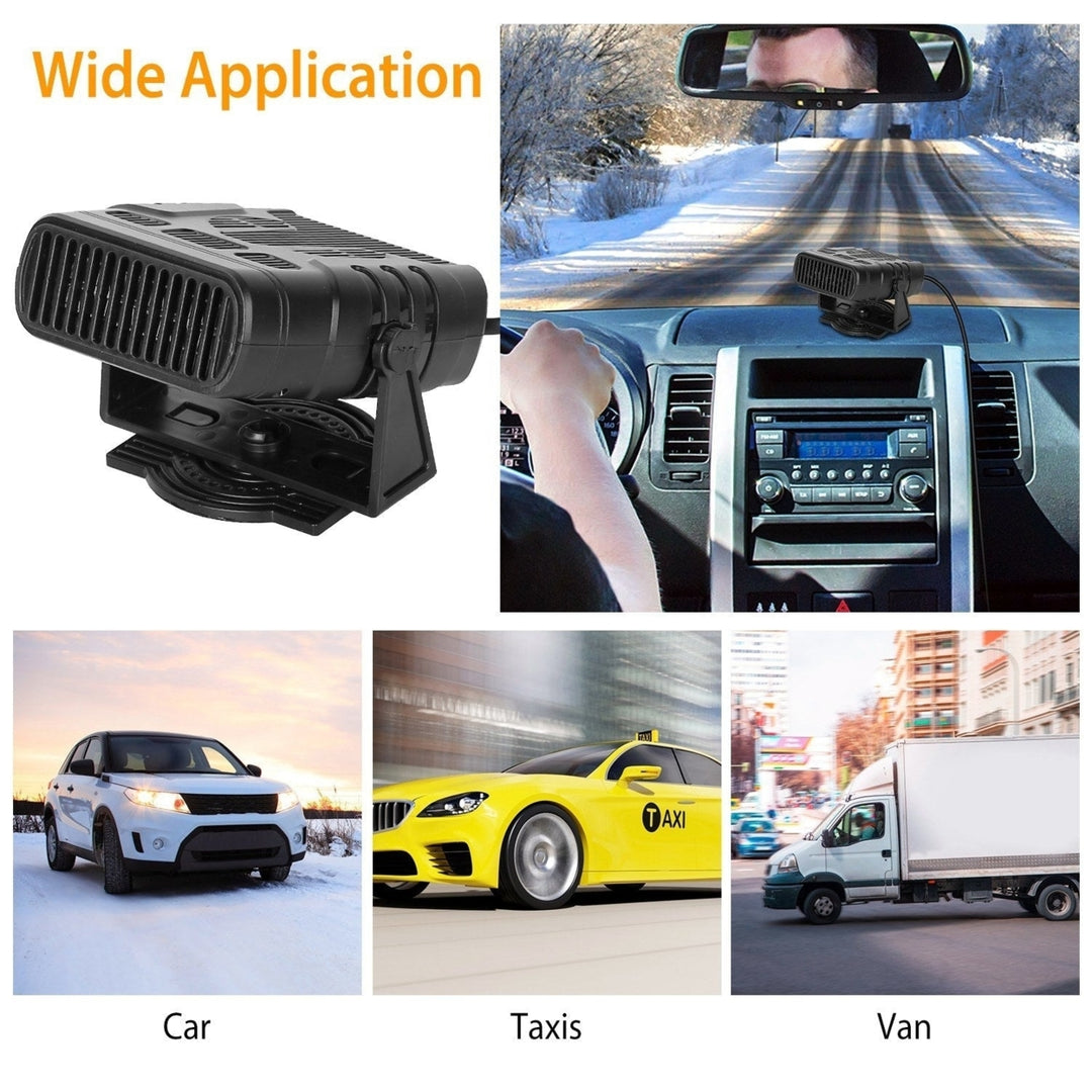 Portable Car Heater Heating Fan 2 in 1 Defroster Demister Windshield Heater Automotive Cooling Fan Image 9